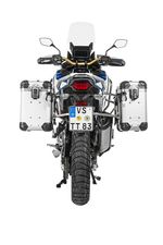  Komplettset ZEGA Evo 31/38 - Grauer Halter inklusive - Grau eloxiert Seitenkoffer