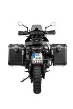  ZEGA Evo X mit Versatz 45/45 - Schwarze Halterung inklusive - Schwarz eloxiert Seitenkoffer