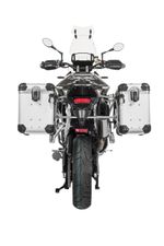  Komplettset ZEGA Evo 38/45 - Graue Halterung inklusive - Graue anodisierte Oberfläche Seitenkoffer