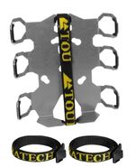 Kit de fixare Bagajerie double gourdes sur ZEGA Mundo Pro - Argent