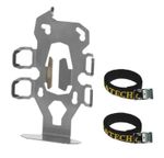 Kit de fixare Bagajerie Support bidon double sur ZEGA Pro 2 - Argent