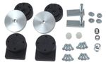 Kit de fixare Bagajerie 18 mm - Noir