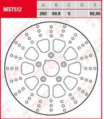 Disque de frein Rond 17111861
