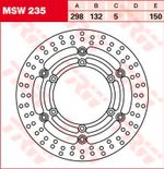 Disque de frein Rond 17100945