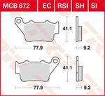 Sintermetaal Remblokken