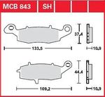  Sintermetaal Remblokken