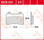  Organische basis Remblokken
