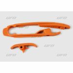 Patin de bras oscillant Kit + patin de chaîne inférieur orange