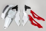 Kit plastiques couleur origine blanc/rouge/gris
