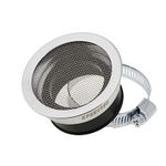 Cornet de carburateur FILTRE CARBU BELL MOUTH DIAM 48 mm CHROME