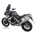 Silencieux inox - embout inox noir