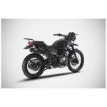 Silencieux inox - embout carbone aluminium noir