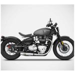  Stainless steel double base - black stainless steel end piece Silencer