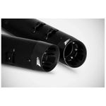 Silencieux embout aluminium inox noir