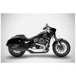 Silencieux INOX 2 EN 1 - embout aluminium noir