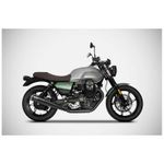  BLACK STAINLESS STEEL - polished stainless steel tip Silencer