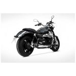 Silencieux inox - embout inox noir