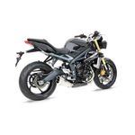  low position stainless steel - black carbon tip Silencer