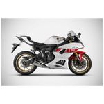 Ligne Complète 2 EN 1 RACING - embout carbone inox noir