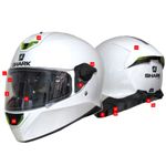 Adaptateur casque Shark BOITIER + CONNECTIC USB V2 - SKWAL 2
