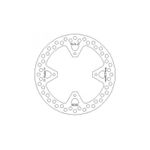 Disque de frein Rond DISQUE DE FREIN ARRIERE