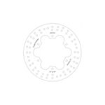 Disque de frein Rond DISQUE DE FREIN AVANT