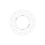 Disque de frein Rond DISQUE DE FREIN AVANT