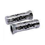  22 mm left, 25 mm right Handlebar grips