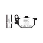  Front/rear organic (subject to model) Brake pads