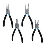 Pince à circlips 4 pcs, L.175mm
