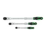  telescopic, 3pcs, 1/4"+3/8"+1/2" Ratchet wrench