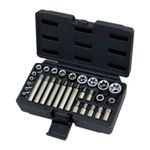 Douille Coffret de douilles et douilles tournevis TORX®, 1/4'' - 3/8'' - 1/2'', 30 pièces