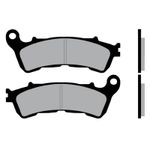 Plaquettes de freins organique avant/arrière (Spécial ABS selon modèle)