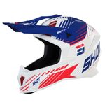 Casque cross LITE FURY - NAVY RED GLOSSY 2025