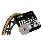  520 Premium Steel type with silent sprocket Chain kit