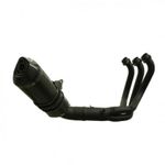 Ligne Complète "BLACK EDITION" HOMOLOGUEE 3-1 COLLECTEUR INOX SILENCIEUX FULL CARBONE