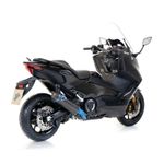 Ligne Complète RACING BLACK EDITION COLLECT. 2-1 INOX NOIR & SILENCIEUX FULL CARBONE
