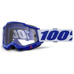 Masque cross 100% ACCURI 2 ENDURO MOTO - Clair 2025