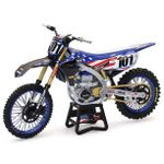 Miniature Moto Yamaha 450 YZF MXDN E. TOMAC - Echelle 1/12°