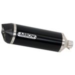 Silencieux Race-tech Aluminium Dark embout carbone
