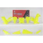 Kit de piezas de plástico 5 p amarillo flúor