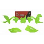 Kit de piezas de plástico 5 p verde flúor