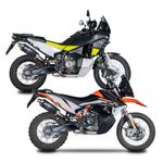 Silencieux Dakar Dark style