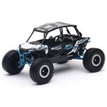 Miniature SSV Polaris RZR XP 4 1000 Bleu - Echelle 1/18°