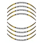 Filet de jantes Racing Jaune 5026