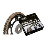 Kit chaine 520 Type Acier Premium