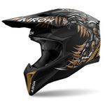 Casque cross Airoh WRAAAP - CYBORG 2025