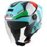 Casque jet D-CITY - LEOPARD REPLICA
