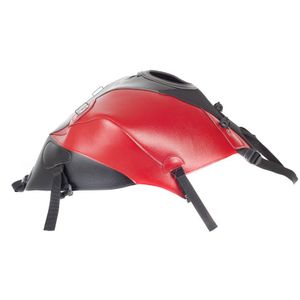 Noir mat/Rouge foncé