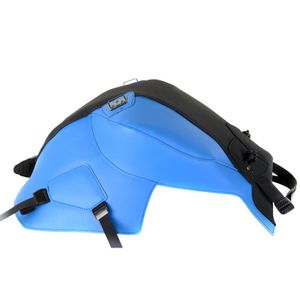 Noir mat/Bleu azur nacré